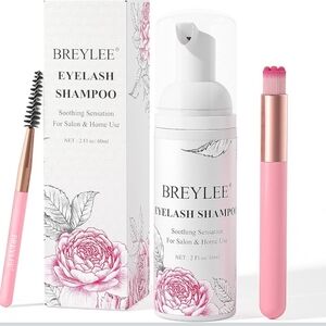 👁️🧴👁️ BREYLEE Eyelash Shampoo, Lash Shampoo 2 Fl.oz 60ml Eyelash Cleaner👁️